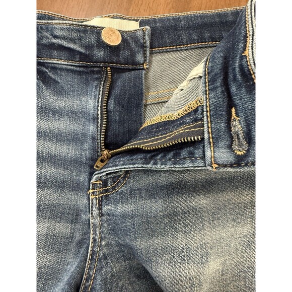 BKE Denim Stella Mid-Rise Distressed Cutoff Jean Shorts Raw Frayed Hem 29 - Picture 8 of 10